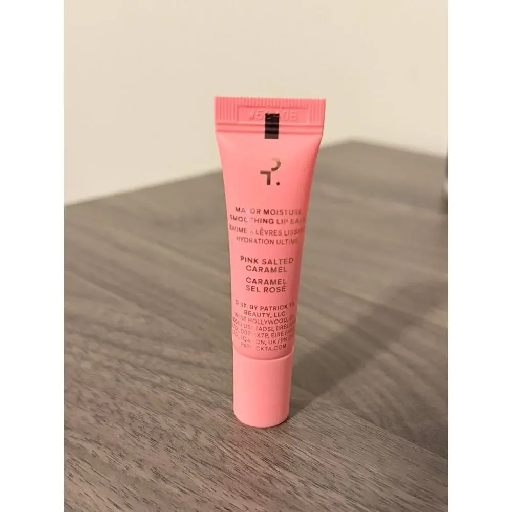 Patrick Ta Major Moisture Lip Balm Pink Salted Caramel 5ml Mini NEW